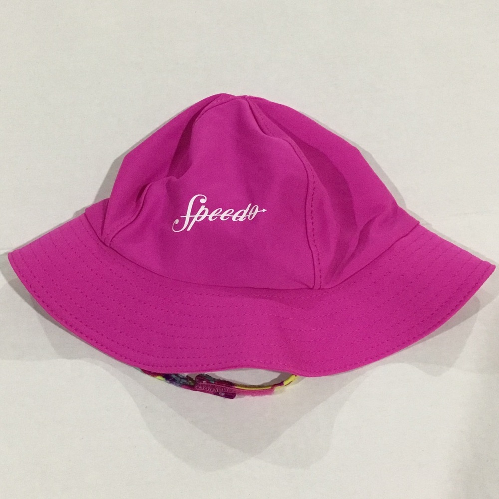Speedo pink swimming hat